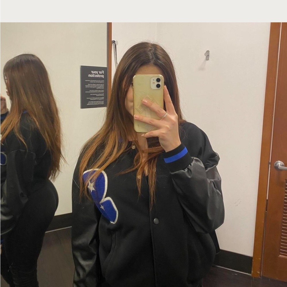 Stylish Black and Blue Women's Jacket
